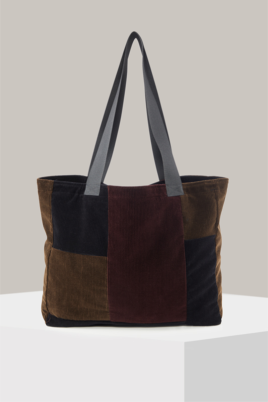 Maxi-Shopper WEARHOUSE BAG #wearindependent, braun/schwarz