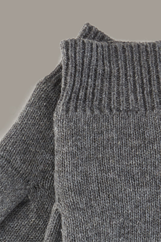 Woll-Handschuhe, grau