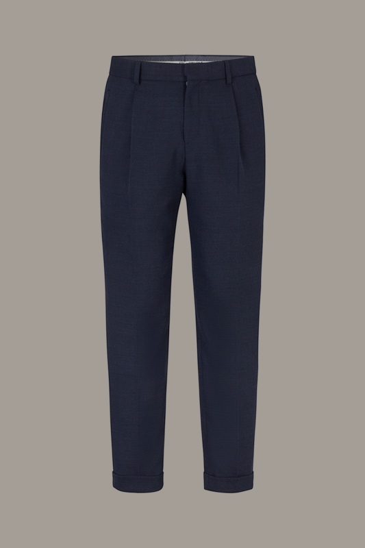 Pantalon modulaire Luis, bleu foncé chiné