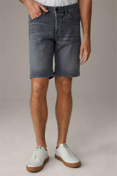Jeans-Shorts Roby, medium grau