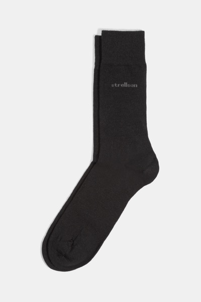 Business-Socken Wool & Cotton, schwarz