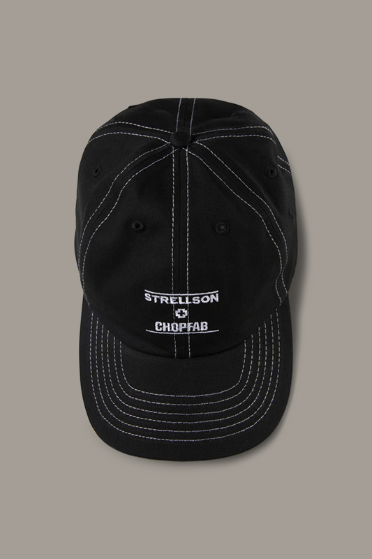 STRELLSON X CHOPFAB Baumwoll-Cap, schwarz