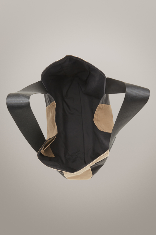 Maxi-Shopper WEARHOUSE BAG #wearindependent, beige/braun/schwarz