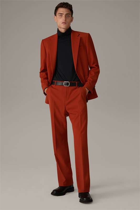 Pantalon de costume modulaire Jacksen, orange foncé