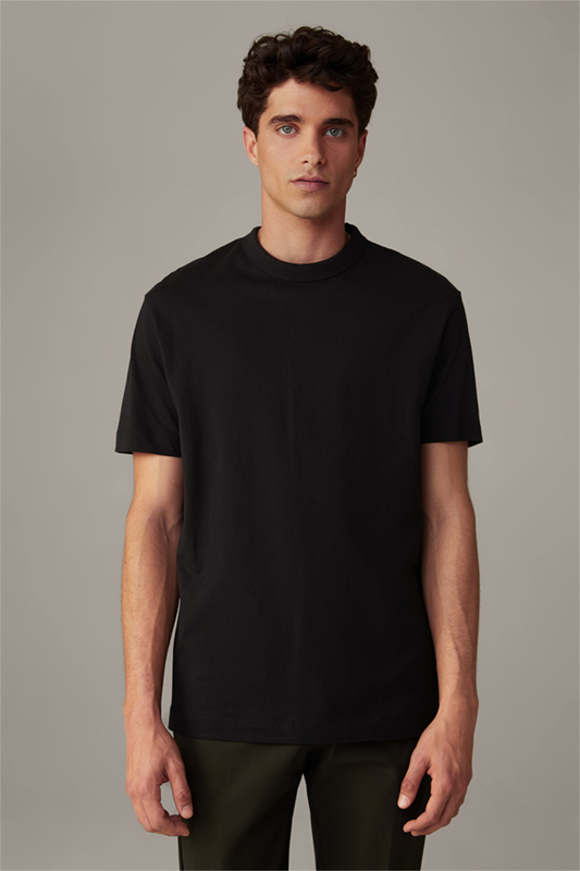 Katoenen T-shirt Koray, zwart