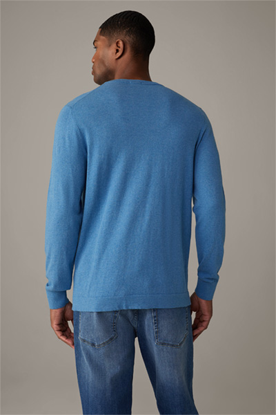Katoenen trui Vincent, pastelblauw