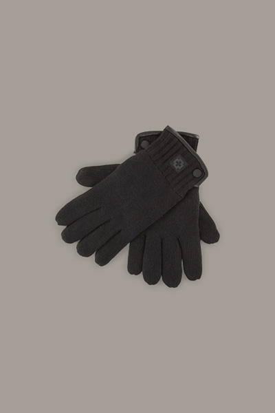 Handschoenen van wol, zwart