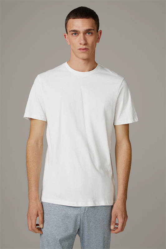 Baumwoll-T-Shirt Clark, offwhite